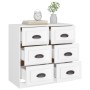 Weißes Sperrholz-Sideboard 70x35,5x67,5 cm von vidaXL, Sideboards - Ref: Foro24-816432, Preis: 107,21 €, Rabatt: %