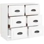 Weißes Sperrholz-Sideboard 70x35,5x67,5 cm von vidaXL, Sideboards - Ref: Foro24-816432, Preis: 106,01 €, Rabatt: %