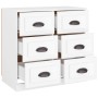 Weißes Sperrholz-Sideboard 70x35,5x67,5 cm von vidaXL, Sideboards - Ref: Foro24-816432, Preis: 107,21 €, Rabatt: %