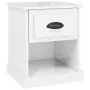 Nachttisch aus glänzend weißem Sperrholz, 39 x 39 x 47,5 cm von vidaXL, Nachttische - Ref: Foro24-816132, Preis: 38,30 €, Rab...