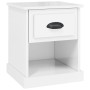 Nachttisch aus glänzend weißem Sperrholz, 39 x 39 x 47,5 cm von vidaXL, Nachttische - Ref: Foro24-816132, Preis: 38,73 €, Rab...