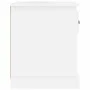 Mesita de noche madera contrachapada blanco brillo 39x39x47,5cm de vidaXL, Mesitas de noche - Ref: Foro24-816132, Precio: 38,...