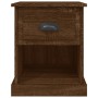 Oak brown plywood bedside table 39x39x47.5 cm by vidaXL, Nightstands - Ref: Foro24-816142, Price: 39,78 €, Discount: %