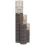 Candeleros 3 unidades mimbre gris de vidaXL, Candelabros - Ref: Foro24-364360, Precio: 95,36 €, Descuento: %