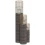 Kerzenhalter 3 Einheiten aus grauem Korbgeflecht von vidaXL, Kronleuchter - Ref: Foro24-364360, Preis: 84,65 €, Rabatt: %