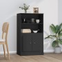 Aparador de madera contrachapada negro 60x35,5x103,5 cm de vidaXL, Aparadores - Ref: Foro24-816313, Precio: 86,91 €, Descuent...