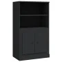 Aparador de madera contrachapada negro 60x35,5x103,5 cm de vidaXL, Aparadores - Ref: Foro24-816313, Precio: 90,04 €, Descuent...