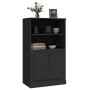 Sideboard aus schwarzem Sperrholz 60x35,5x103,5 cm von vidaXL, Sideboards - Ref: Foro24-816313, Preis: 86,91 €, Rabatt: %