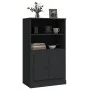 Sideboard aus schwarzem Sperrholz 60x35,5x103,5 cm von vidaXL, Sideboards - Ref: Foro24-816313, Preis: 83,41 €, Rabatt: %