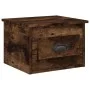 Wand-Nachttisch 2 Stk. Räuchereiche Farbe 41,5x36x28cm von vidaXL, Nachttische - Ref: Foro24-816387, Preis: 53,62 €, Rabatt: %