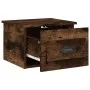 Mesita de noche de pared 2 uds color roble ahumado 41,5x36x28cm de vidaXL, Mesitas de noche - Ref: Foro24-816387, Precio: 53,...