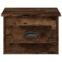 Wand-Nachttisch 2 Stk. Räuchereiche Farbe 41,5x36x28cm von vidaXL, Nachttische - Ref: Foro24-816387, Preis: 53,62 €, Rabatt: %