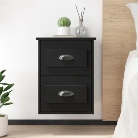 Wall bedside tables 2 pcs black 41.5x36x53 cm by vidaXL, Nightstands - Ref: Foro24-816395, Price: 64,32 €, Discount: %