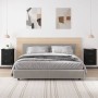 Mesitas de noche de pared 2 uds negras 41,5x36x53 cm de vidaXL, Mesitas de noche - Ref: Foro24-816395, Precio: 64,81 €, Descu...