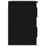 Mesitas de noche de pared 2 uds negras 41,5x36x53 cm de vidaXL, Mesitas de noche - Ref: Foro24-816395, Precio: 64,81 €, Descu...
