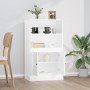 Glossy white plywood sideboard 60x35.5x103.5 cm by vidaXL, Sideboards - Ref: Foro24-816314, Price: 86,84 €, Discount: %