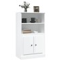 Hochglanzweißes Sperrholz-Sideboard 60 x 35,5 x 103,5 cm von vidaXL, Sideboards - Ref: Foro24-816314, Preis: 89,72 €, Rabatt: %