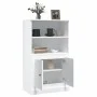 Hochglanzweißes Sperrholz-Sideboard 60 x 35,5 x 103,5 cm von vidaXL, Sideboards - Ref: Foro24-816314, Preis: 88,73 €, Rabatt: %