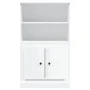 Hochglanzweißes Sperrholz-Sideboard 60 x 35,5 x 103,5 cm von vidaXL, Sideboards - Ref: Foro24-816314, Preis: 88,73 €, Rabatt: %