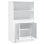 Glossy white plywood sideboard 60x35.5x103.5 cm by vidaXL, Sideboards - Ref: Foro24-816314, Price: 86,84 €, Discount: %