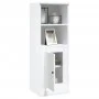 Aparador madera contrachapada blanco brillo 36x35,5x103,5 cm de vidaXL, Aparadores - Ref: Foro24-816322, Precio: 63,85 €, Des...