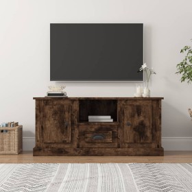 TV-Schrank aus geräuchertem Eichensperrholz, 100 x 35,5 x 45 cm von vidaXL, TV-Möbel - Ref: Foro24-816461, Preis: 72,72 €, Ra...