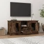 TV-Schrank aus geräuchertem Eichensperrholz, 100 x 35,5 x 45 cm von vidaXL, TV-Möbel - Ref: Foro24-816461, Preis: 72,04 €, Ra...