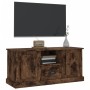 Mueble para TV madera contrachapada roble ahumado 100x35,5x45cm