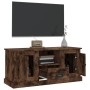 Mueble para TV madera contrachapada roble ahumado 100x35,5x45cm