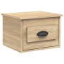 Wall bedside table 2 pcs Sonoma oak color 41.5x36x28 cm by vidaXL, Nightstands - Ref: Foro24-816383, Price: 54,06 €, Discount: %