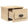 Wall bedside table 2 pcs Sonoma oak color 41.5x36x28 cm by vidaXL, Nightstands - Ref: Foro24-816383, Price: 54,06 €, Discount: %