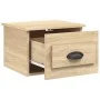 Wall bedside table 2 pcs Sonoma oak color 41.5x36x28 cm by vidaXL, Nightstands - Ref: Foro24-816383, Price: 53,68 €, Discount: %