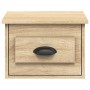 Wall bedside table 2 pcs Sonoma oak color 41.5x36x28 cm by vidaXL, Nightstands - Ref: Foro24-816383, Price: 54,06 €, Discount: %