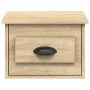 Wall bedside table 2 pcs Sonoma oak color 41.5x36x28 cm by vidaXL, Nightstands - Ref: Foro24-816383, Price: 53,68 €, Discount: %