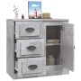 Aparador de madera contrachapada gris hormigón 70x35,5x67,5 cm de vidaXL, Aparadores - Ref: Foro24-816196, Precio: 106,14 €, ...