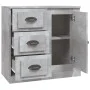 Concrete gray plywood sideboard 70x35.5x67.5 cm by vidaXL, Sideboards - Ref: Foro24-816196, Price: 104,57 €, Discount: %