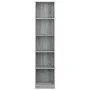 5-stöckiges Sperrholzregal Sonoma grau 40x24x175 cm von vidaXL, Bücherregale und Regale - Ref: Foro24-816069, Preis: 65,03 €,...