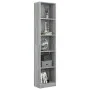 5-stöckiges Sperrholzregal Sonoma grau 40x24x175 cm von vidaXL, Bücherregale und Regale - Ref: Foro24-816069, Preis: 65,03 €,...
