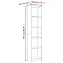 5-stöckiges Sperrholzregal Sonoma grau 40x24x175 cm von vidaXL, Bücherregale und Regale - Ref: Foro24-816069, Preis: 65,03 €,...