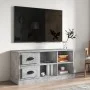 Concrete gray plywood TV cabinet 102x35.5x47.5cm by vidaXL, TV Furniture - Ref: Foro24-816180, Price: 64,64 €, Discount: %