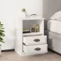 Nachttische 2 weiße Einheiten 43x36x60 cm von vidaXL, Nachttische - Ref: Foro24-816329, Preis: 96,85 €, Rabatt: %