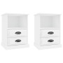Nachttische 2 weiße Einheiten 43x36x60 cm von vidaXL, Nachttische - Ref: Foro24-816329, Preis: 96,46 €, Rabatt: %
