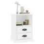 Mesitas de noche 2 unidades blancas 43x36x60 cm de vidaXL, Mesitas de noche - Ref: Foro24-816329, Precio: 95,60 €, Descuento: %
