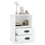Mesitas de noche 2 unidades blancas 43x36x60 cm de vidaXL, Mesitas de noche - Ref: Foro24-816329, Precio: 95,60 €, Descuento: %