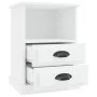 Mesitas de noche 2 unidades blancas 43x36x60 cm de vidaXL, Mesitas de noche - Ref: Foro24-816329, Precio: 95,60 €, Descuento: %