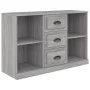 Aparador de madera contrachapada gris Sonoma 104,5x35,5x67,5 cm de vidaXL, Aparadores - Ref: Foro24-816238, Precio: 87,11 €, ...