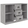 Aparador de madera contrachapada gris Sonoma 104,5x35,5x67,5 cm de vidaXL, Aparadores - Ref: Foro24-816238, Precio: 87,11 €, ...