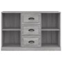 Sonoma graues Sperrholz-Sideboard 104,5 x 35,5 x 67,5 cm von vidaXL, Sideboards - Ref: Foro24-816238, Preis: 88,08 €, Rabatt: %