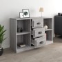 Sonoma graues Sperrholz-Sideboard 104,5 x 35,5 x 67,5 cm von vidaXL, Sideboards - Ref: Foro24-816238, Preis: 88,08 €, Rabatt: %