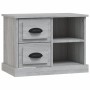 Mesita de noche gris Sonoma 60x35,5x45 cm de vidaXL, Mesitas de noche - Ref: Foro24-816374, Precio: 56,45 €